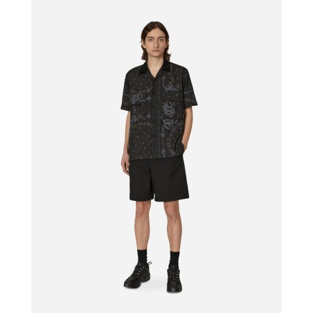 Brand New Eric Haze Bandana Print Shirt Black Limited Stock