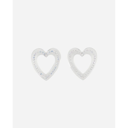 Brand New Big Heart Earrings Transparent Just In