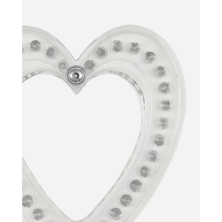 Brand New Big Heart Earrings Transparent Just In