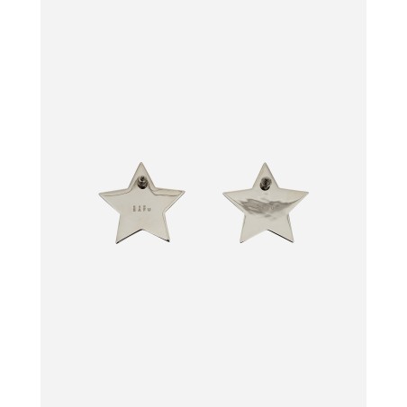 Brand New Super Star Earrings Silver / Green Limited Stock