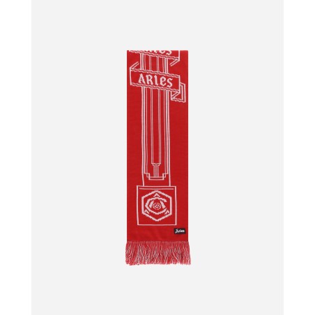 Brand New Arsenal Column Logo Scarf Red In Stock