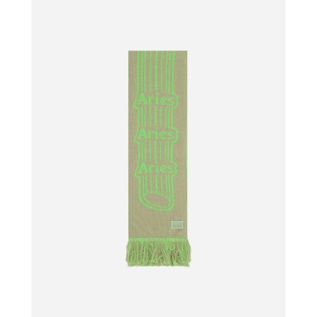 Brand New Column Scarf Fluoro Green