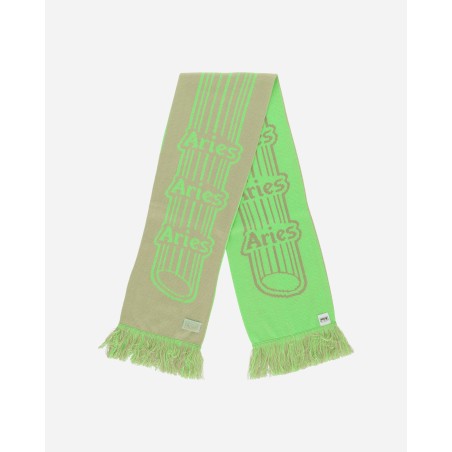 Brand New Column Scarf Fluoro Green