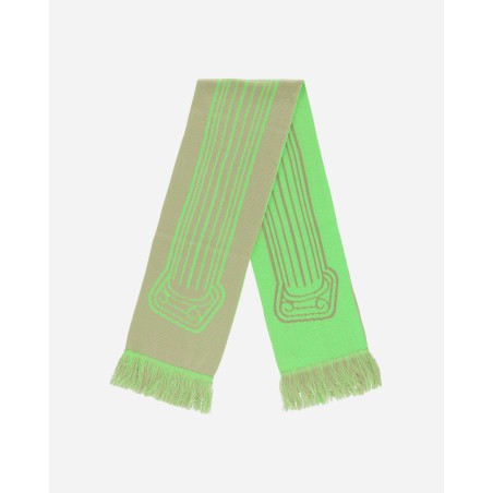 Brand New Column Scarf Fluoro Green