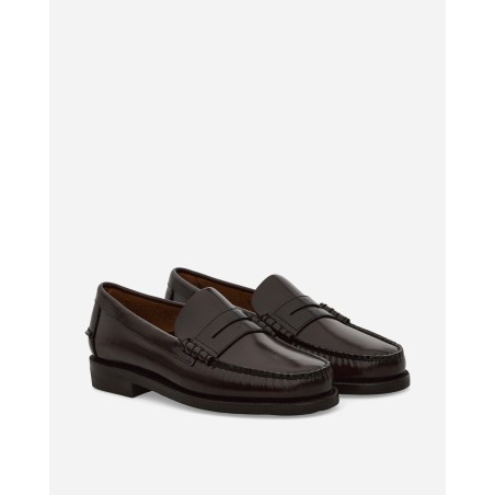 Brand New Classic Dan Loafers Brown Burgundy New Stock