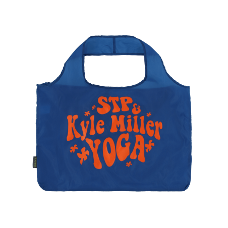 Brand New Kyle Miller Yoga Packable Tote Bag Blue Available for Immediate Shipping