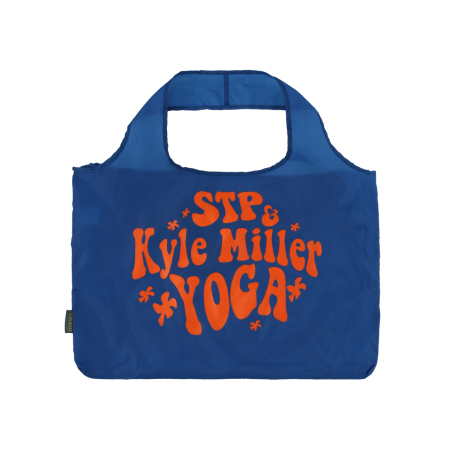 Brand New Kyle Miller Yoga Packable Tote Bag Blue Available for Immediate Shipping