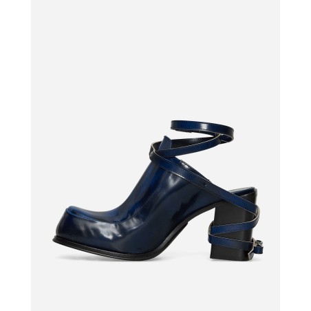 Brand New Tango Brush-Off Leather Heels Navy Fresh Release