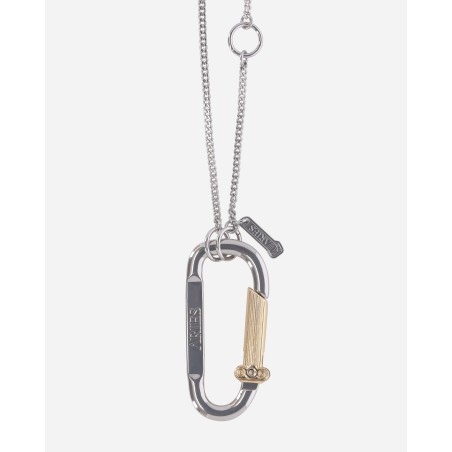 Brand New Mini Carabiner Chain Necklace Silver Just Launched