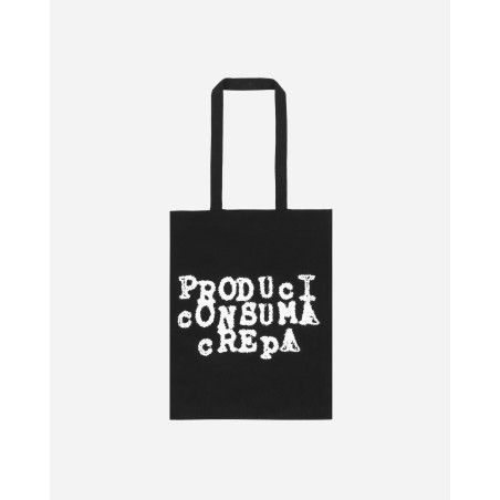 Brand New CCCP Produci Consuma Crepa Tote Bag Black Fresh Release