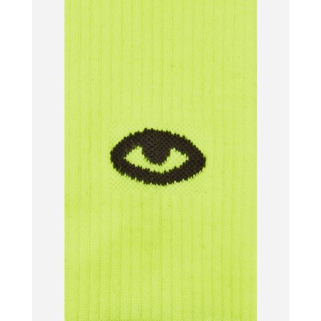 Brand New Eye Socks Acid Yellow