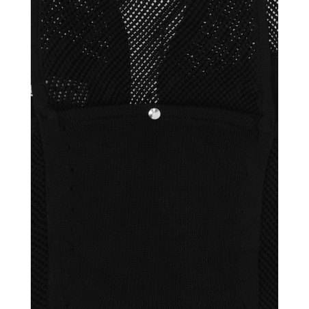 Brand New Perforated Chest Bag Black Fresh Release