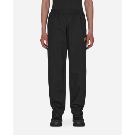 Brand New FILA Logo Twill Trackpants Black