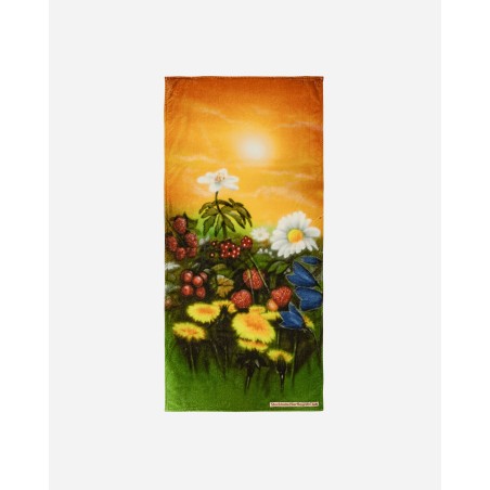 Brand New Airbrush Flowers Beach Towel Multicolor Immediate Availability