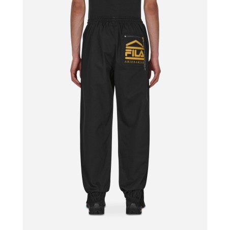 Brand New FILA Logo Twill Trackpants Black