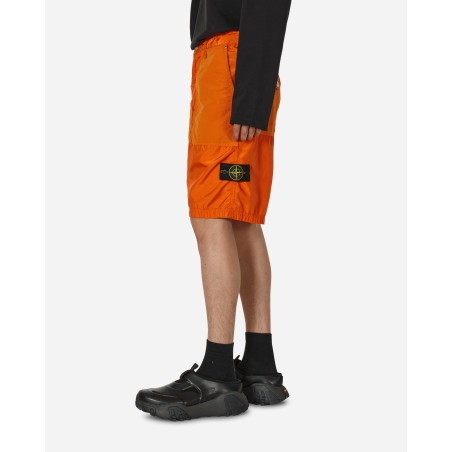 Brand New Garment Dyed Polyester Shorts Orange New Release