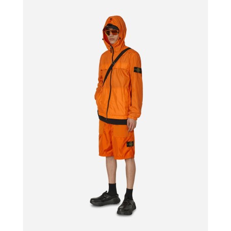 Brand New Garment Dyed Polyester Shorts Orange New Release