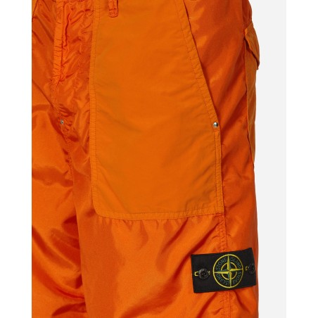 Brand New Garment Dyed Polyester Shorts Orange New Release