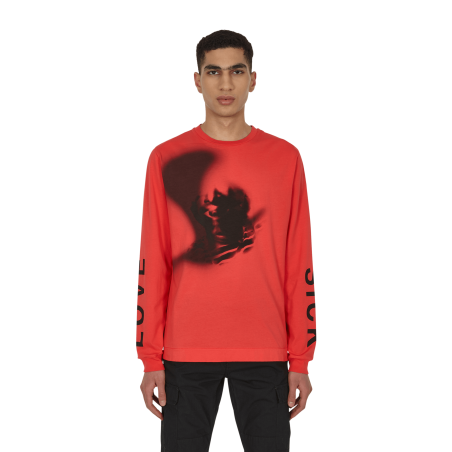 Brand New Treated Longsleeve T-Shirt Red Available for Immediate Shipping