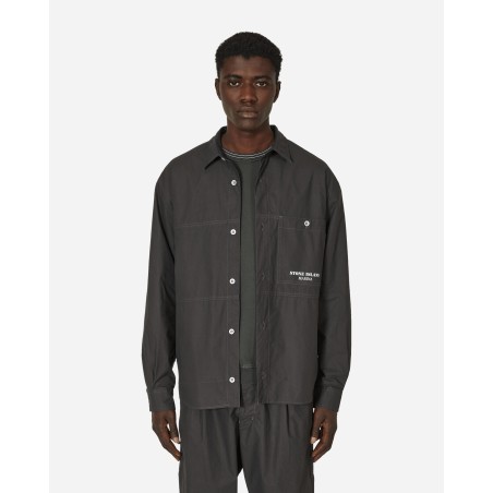 Brand New Marina Pleated Cotton Canvas Overshirt Charcoal Limited Stock