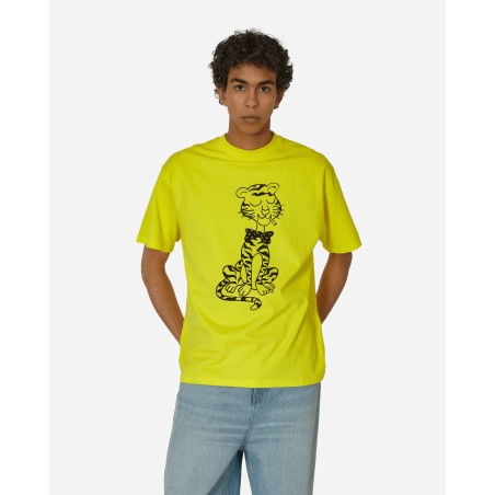 Brand New Smoking Tiger T-Shirt Yellow