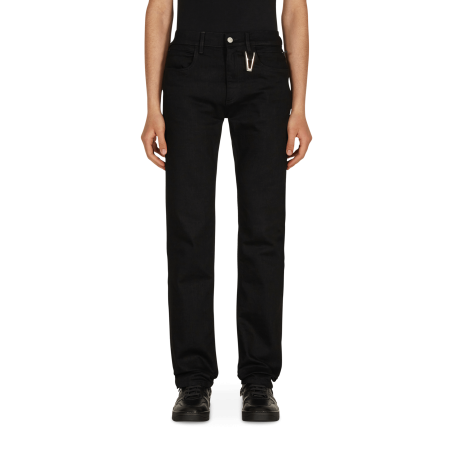 Brand New True Black 6 Pocket Jeans with Ring Black New Release