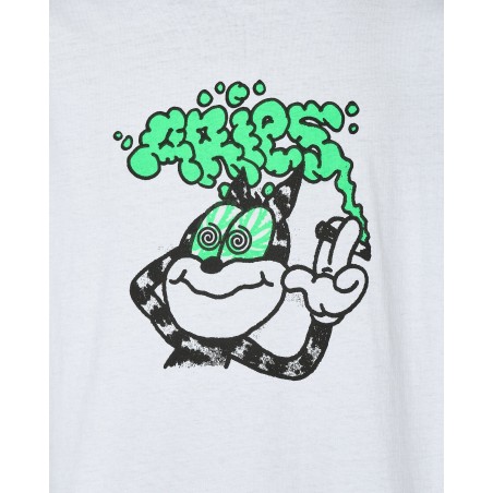 Brand New Stoned Cat T-Shirt White New Collection