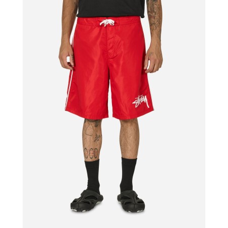 Brand New Big Stock Board Shorts Red Latest Edition