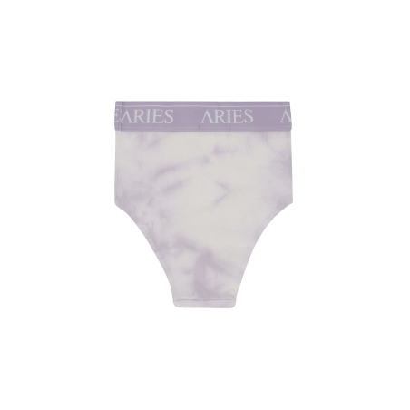 Brand New Tie-Dye Rib Highwaisted Briefs Purple New Release