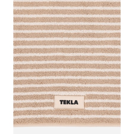 Brand New Striped Bath Mat Ivory Hot New Item