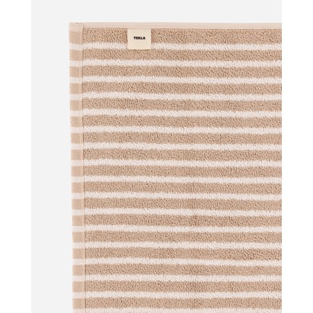 Brand New Striped Bath Mat Ivory Hot New Item