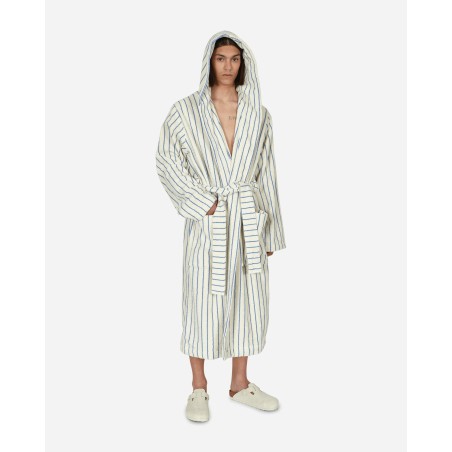 Brand New Hooded Bathrobe Coastal Blue Fresh Release