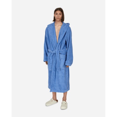 Brand New Hooded Bathrobe Clear Blue Limited Stock