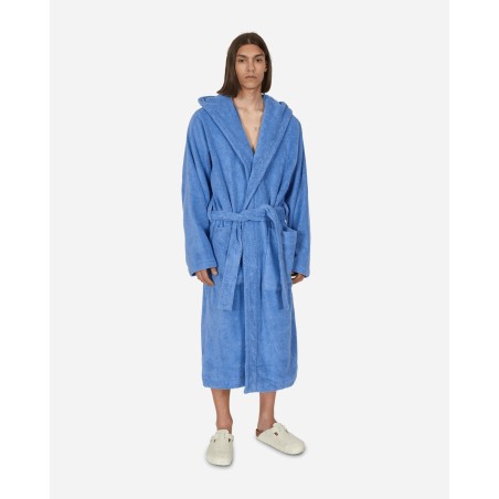 Brand New Hooded Bathrobe Clear Blue Limited Stock