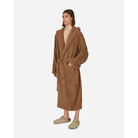 Brand New Hooded Bathrobe Kodiak Brown Immediate Availability