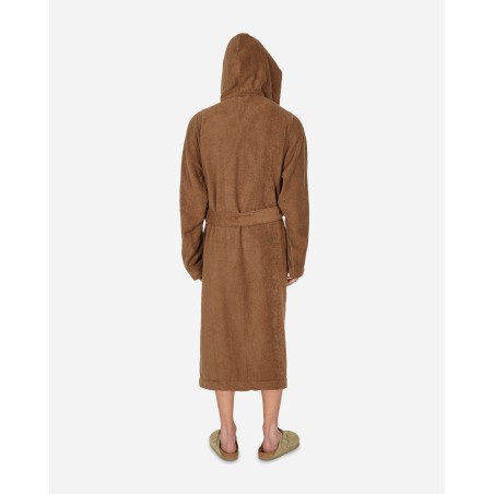 Brand New Hooded Bathrobe Kodiak Brown Immediate Availability