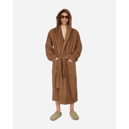 Brand New Hooded Bathrobe Kodiak Brown Immediate Availability