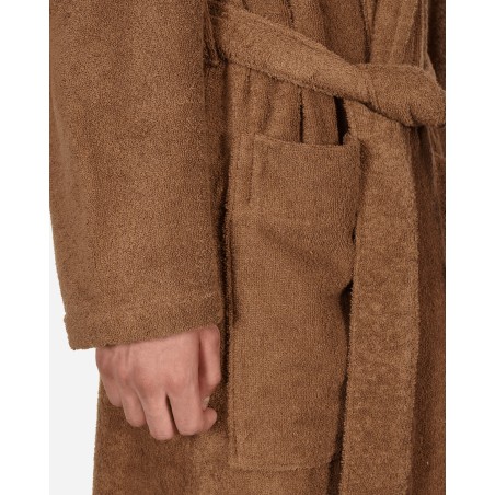 Brand New Hooded Bathrobe Kodiak Brown Immediate Availability