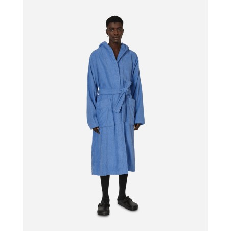 Brand New Hooded Bathrobe Clear Blue