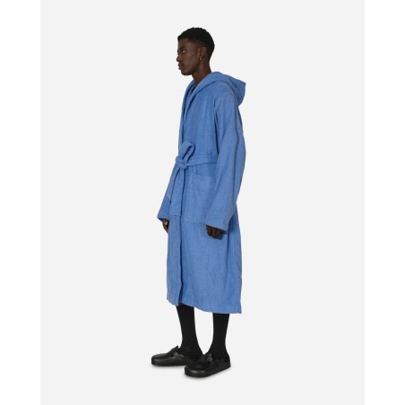 Brand New Hooded Bathrobe Clear Blue