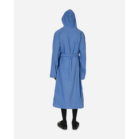 Brand New Hooded Bathrobe Clear Blue