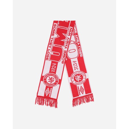 Brand New England Eyes Scarf White / Red Available for Immediate Shipping