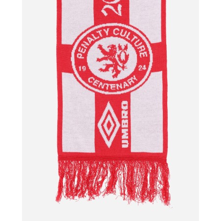 Brand New England Eyes Scarf White / Red Available for Immediate Shipping