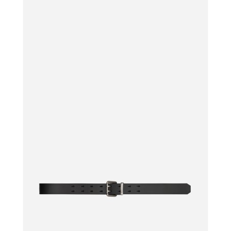 Brand New Double Pin Leather Belt Black Just Launched