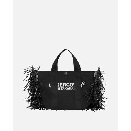 Brand New Fringe Nylon Tote Bag Black Ready for Shipment