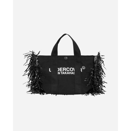 Brand New Fringe Nylon Tote Bag Black Ready for Shipment