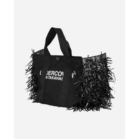 Brand New Fringe Nylon Tote Bag Black Ready for Shipment