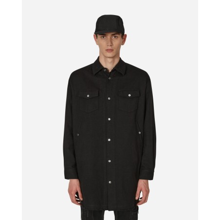 Brand New Raw Cut Overshirt Black New Stock