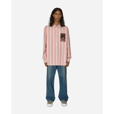 Brand New Twin Peaks Striped Shirt Red Fresh Release