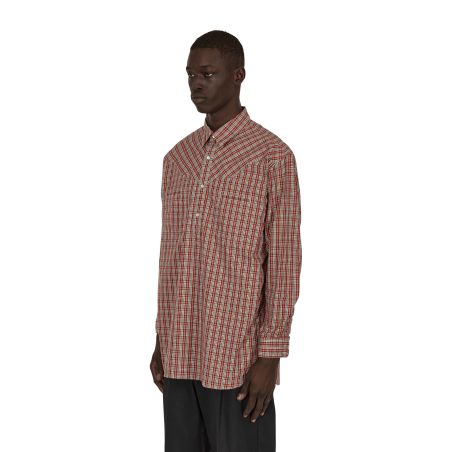 Brand New Check Longsleeve Shirt Red New Collection